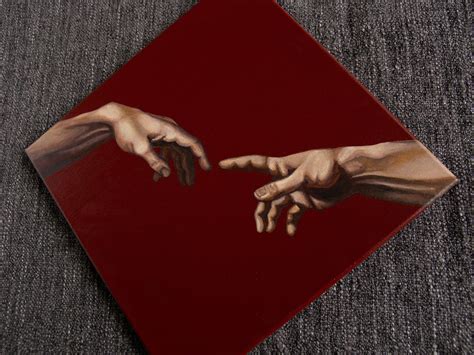 Michelangelo Creation of Adam Hand Study Acrylic Painting on - Etsy Canada