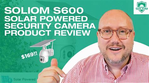 Soliom S600 Solar Powered Security Camera Product Review - YouTube