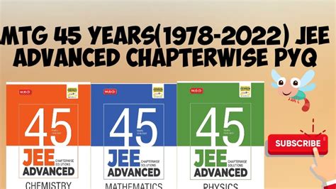 MTG Jee Advanced PYQ Chapterwise 45 Years(1978-2022)|Jee Advanced PYQ ...