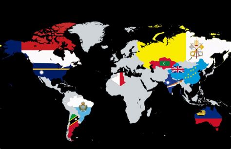 If the ten largest countries had the flags of the... - Maps on the Web