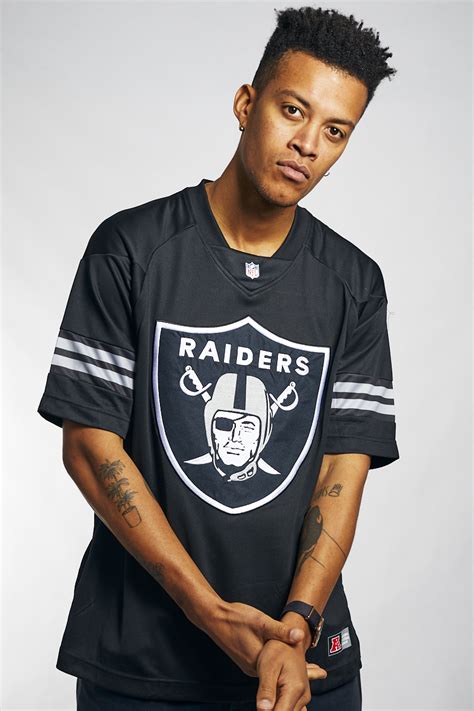 Las Vegas Raiders NFL Replica Jersey in Black/White | Stateside Sports