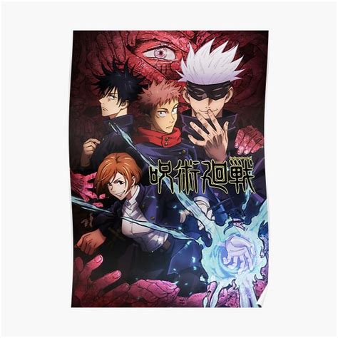 Wall Décor Wall Hangings Prints Jujutsu Kaisen Custom Anime Posters ...