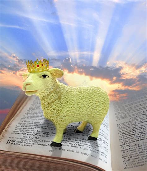 Lamb of god on bible stock photo. Image of belief, church - 39902060