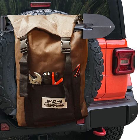 Buy Offroading Gear 4x4 Waterproof Spare Tire, T Bag and Rear Tailgate Bag W/Seat Organizer ...