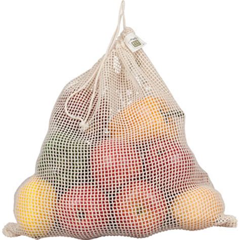 Large Organic Cotton Mesh Reusable Produce Bag | Eco-Bags | EarthHero