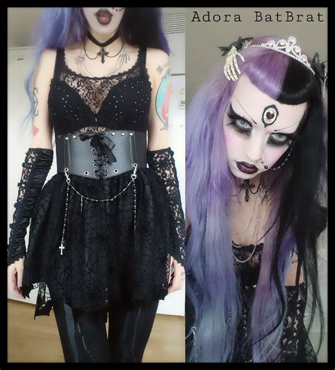 Adora BatBrat: Today's Goth look - Emo Goth