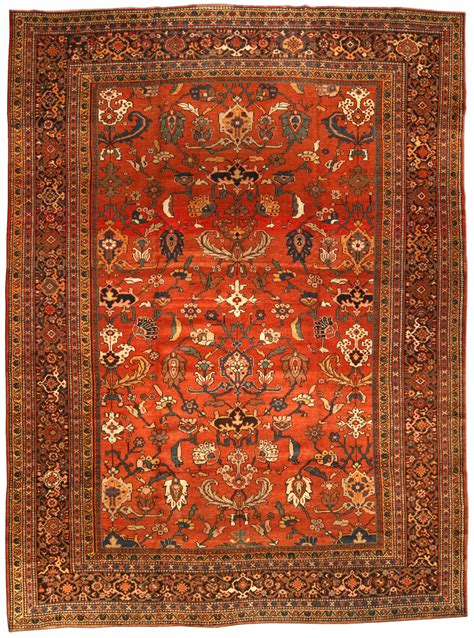 Vintage Persian Sultanabad Rug BB3198 by DLB