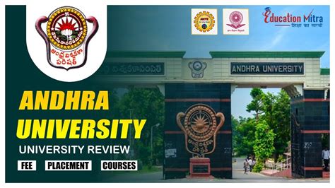 Andhra University || Course || Fee || Placements || Top Recruiters ...