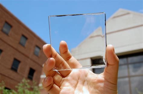 Solar cells embedded in a completely transparent glass window! | Huella ...