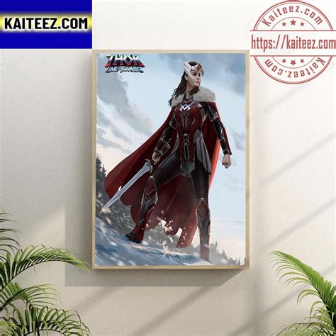 Lady Sif In Thor Love And Thunder Fan Art Decoration Poster Canvas ...