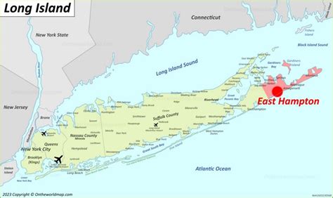 East Hampton Map | The Hamptons, Long Island, New York, U.S. | Discover Town of East Hampton ...