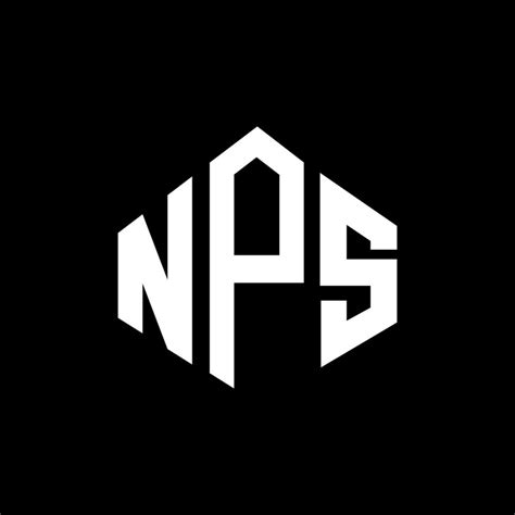 NPS letter logo design with polygon shape. NPS polygon and cube shape ...