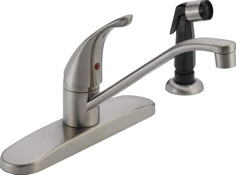 Peerless Single-Handle Kitchen Sink Faucet with Side Sprayer, Stainless P115LF-SS - Walmart.com