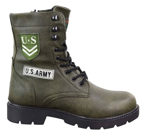 Mens U.S. Army Style Ankle Boots | Happy Gentleman