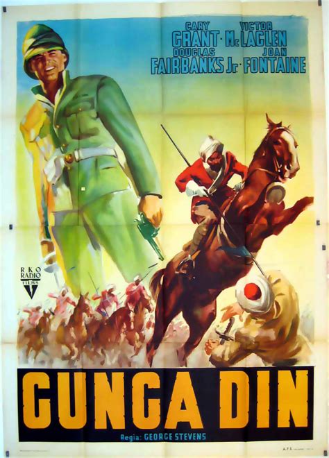 "GUNGA DIN" MOVIE POSTER - "GUNGA DIN" MOVIE POSTER