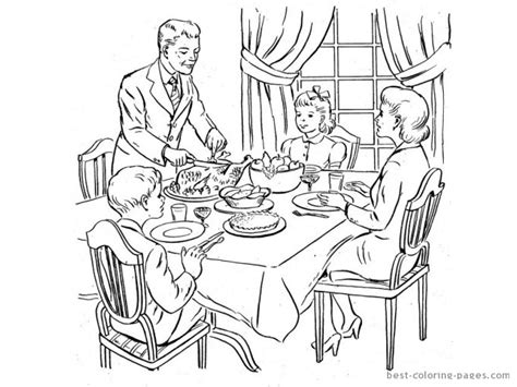 Family Dinner Drawing at GetDrawings | Free download