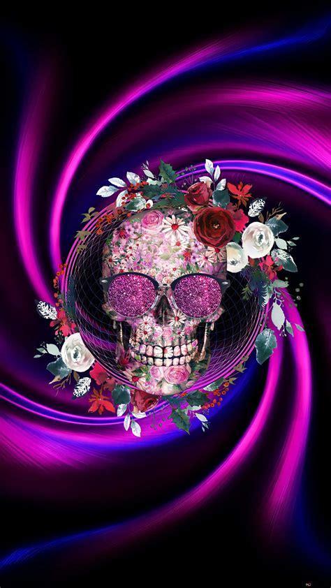 Download Delve into the stellar mystery of the Galaxy Skull Wallpaper | Wallpapers.com