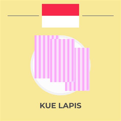 Kue Lapis Indonesian Food Design 17228358 Vector Art at Vecteezy