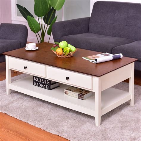 Stylish And Functional Coffee Tables With Storage Drawers - Coffee ...