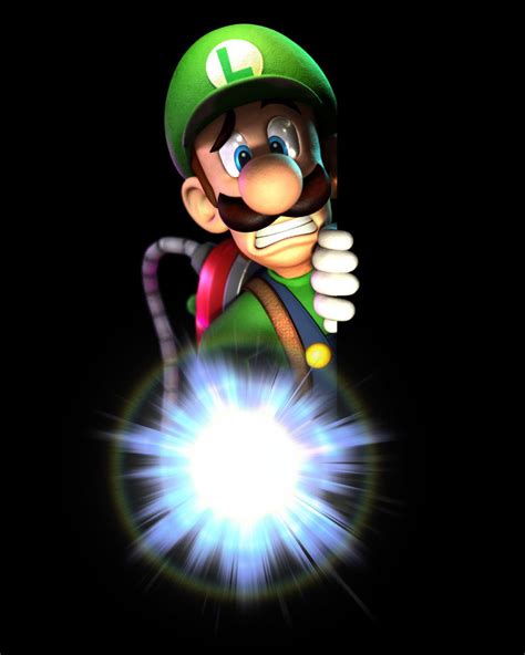 Luigi & Flashlight Art - Luigi's Mansion: Dark Moon Art Gallery