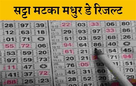 Satta Matka Madhur Day Result – Madhur Day Chart Record Satta Matka - SnapHindi