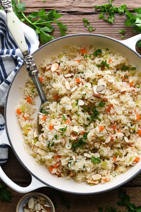 Rice Pilaf {Simple and Easy!} - The Seasoned Mom