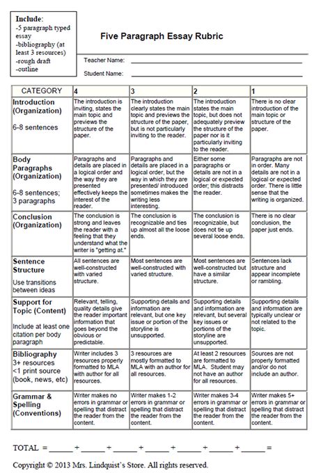 Using Graphic Organizers and Rubrics to Aid Students with Expository / Persuasive Writing | Casa ...