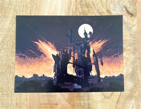 Castlevania Pixel Art Remake Castlevania Art Print Pixel Art Prints - Etsy