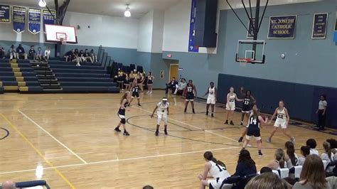 St Joseph Middle School vs St Andrews Girls 2nd Quarter - YouTube