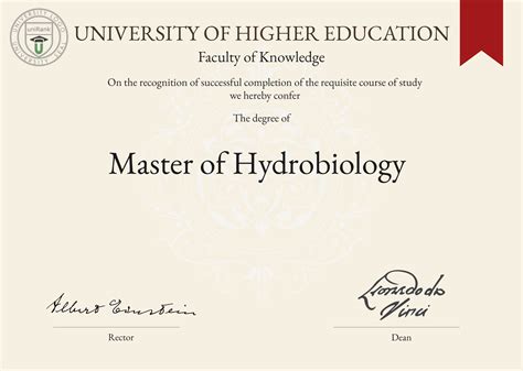 Master of Hydrobiology MHydro