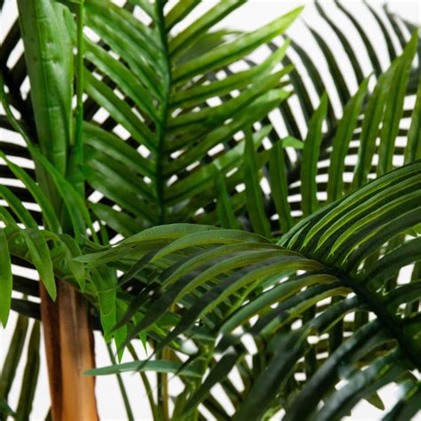 8’ UV Resistant Artificial Double Robellini Palm Tree (Indoor/Outdoor ...