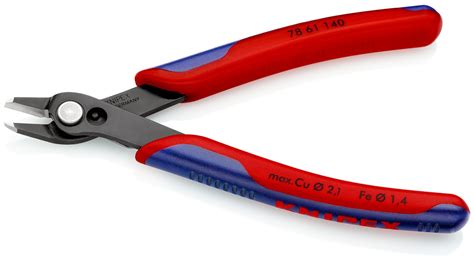 Knipex 78 61 140 Super Knips® XL Diagonal Flush Cut Electronic Side ...