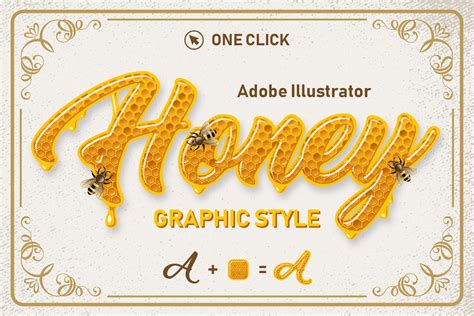 Honey Graphic Style | Layer Styles ~ Creative Market