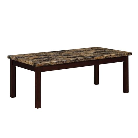 ACME FURNITURE Finely II Modern Faux Marble Top: Paper Veneer, Mdf Accent Table Set at Lowes.com