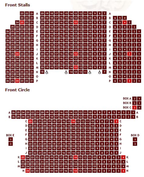 Playhouse Theatre, Weston Super Mare | Seating Plan, view the seating ...