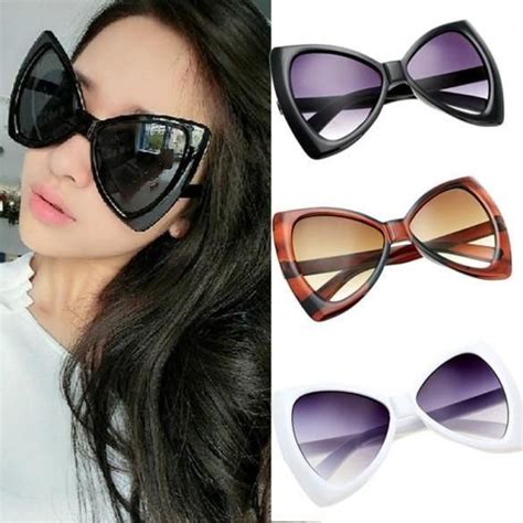 New Fashion Women's European Style Sunglasses Bowknot Frame Big Lens Eyewear Shades Glasses ...