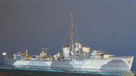 HMS Jupiter 1940 - 1/700 Flyhawk J Class destroyer - iModeler