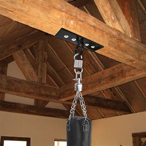 Buy Aoneky Wood Beam Heavy Bag Hanger - Ceiling Mount Heavy Duty Punching Bag Hanger Hook ...