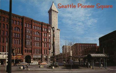 Pioneer Square Seattle, WA Postcard