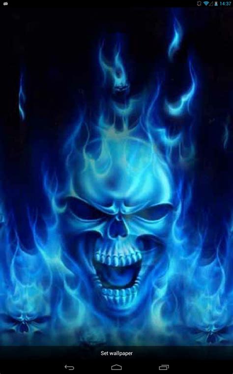 🔥 [50+] Blue Flame Skull Wallpapers | WallpaperSafari