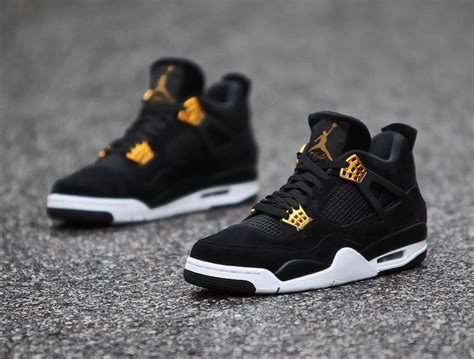 Air Jordan 4 Royalty Black Gold Release Date - Sneaker Bar Detroit