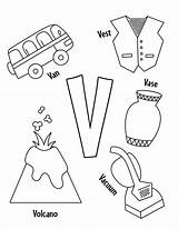 FREE Letter V Worksheets For Preschool sketch template