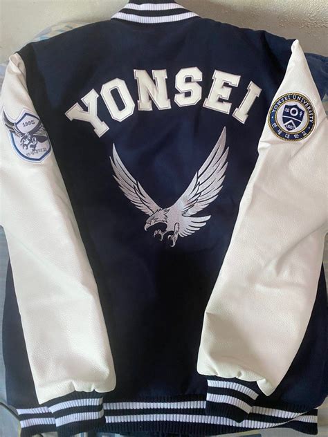 Yonsei University Varsity Jacket, Women's Fashion, Coats, Jackets and ...