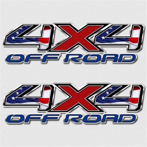 Toyota Tundra 4x4 Truck Decals | American Flag Tacoma Sticker