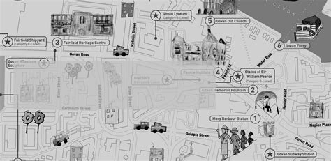 Govan_Trail_map_crop_b&w - Glasgow City Heritage Trust