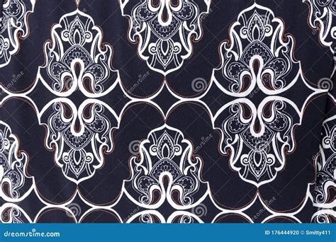 Navy Blue Geometric Fabric Print Background Stock Photo - Image of geometric, fabric: 176444920