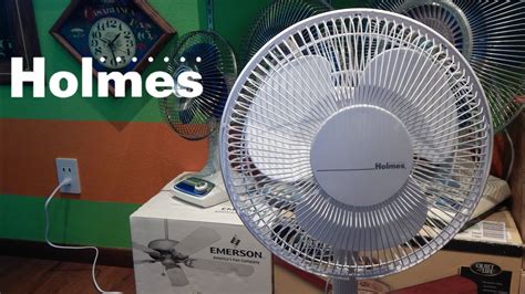 Holmes HASF-1301 White Pedestal Fan - YouTube