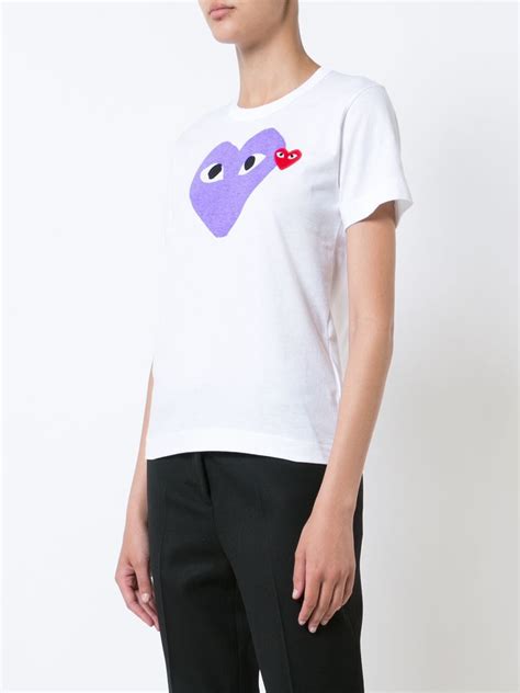 Comme Des Garçons Play Heart Logo T-shirt - Farfetch