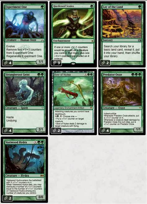 Magic the Gathering Adventures: [Modern] Hardened Scales Green Devotion ...