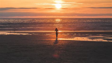 Girl Silhouette Sunset Photography Wallpapers - Wallpaper Cave